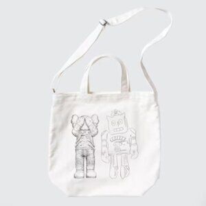 Uniqlo KAWS + Warhol 2-Way Tote Bag NWT